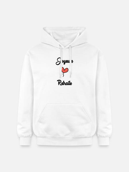COLLEAGUE. START. RETIREMENT - Gildan Unisex Softstyle® Midweight Hoodie - white