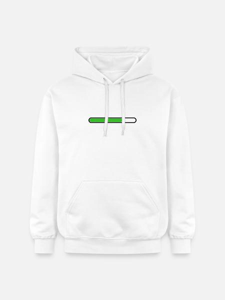 Loading bar Black Green - Gildan Unisex Softstyle® Midweight Hoodie - white