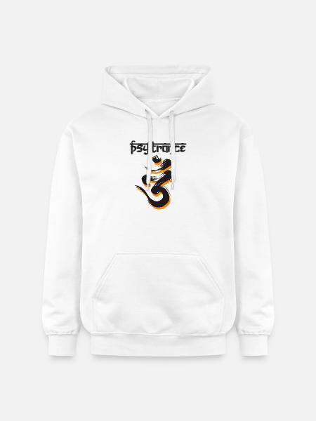 PsyTrance - Sweat à capuche Softstyle® Gildan Unisexe - blanc