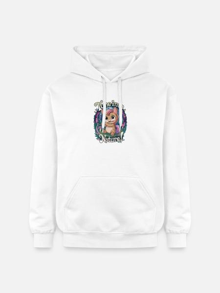 Tune Into Nature! - Gildan Unisex Softstyle® Midweight Hoodie - white