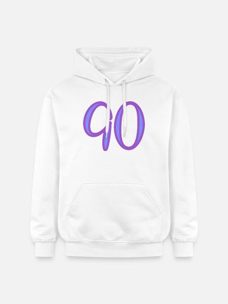 90 - Gildan Unisex Softstyle® Midweight Hoodie - white