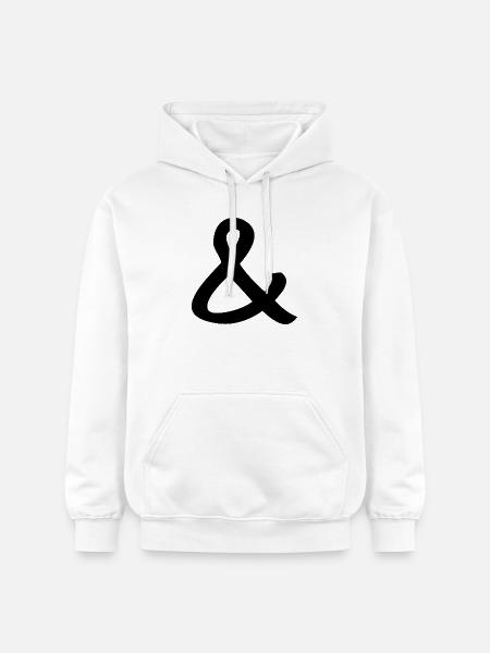 esperluette - Sweat à capuche Softstyle® Gildan Unisexe - blanc
