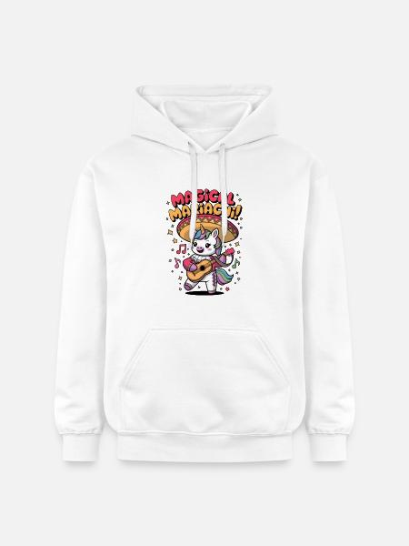 Magical Mariachi - Gildan Unisex Softstyle® Midweight Hoodie - white