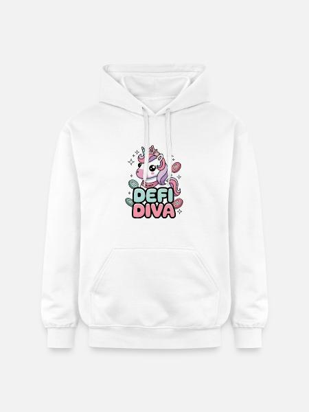Defi Diva - Gildan Unisex Softstyle® Midweight Hoodie - Weiß