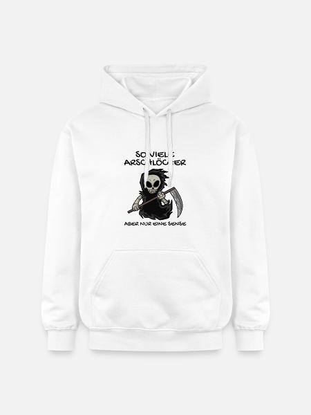Sensenmann - Gildan Unisex Softstyle® Midweight Hoodie - Weiß