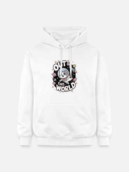Out Of This World - Gildan Unisex Softstyle® Midweight Hoodie - white