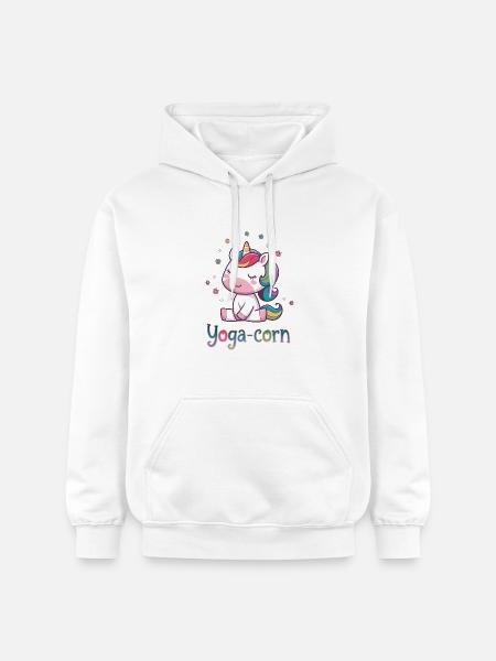 Yoga-Mais - Gildan Unisex Softstyle® Midweight Hoodie - Weiß