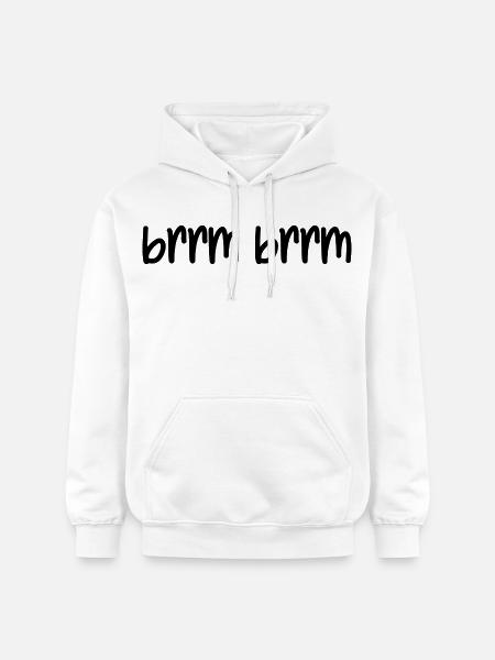 brrm brrm - Gildan Unisex Softstyle® Midweight Hoodie - white