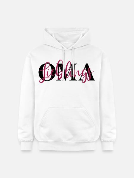 Lieblingsoma Oma - Gildan Unisex Softstyle® Midweight Hoodie - Weiß