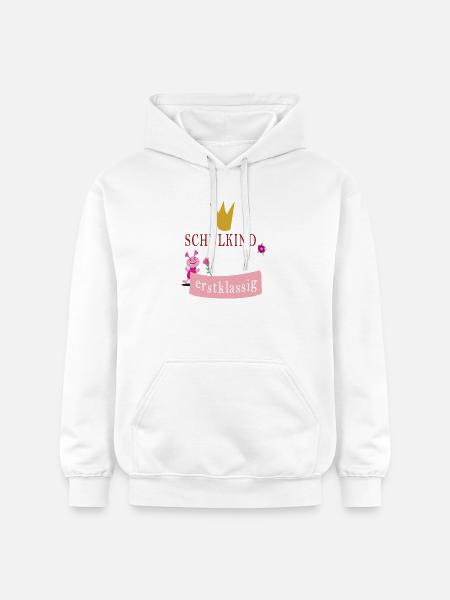 Schulkind erstklassig - Gildan Unisex Softstyle® Midweight Hoodie - Weiß