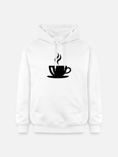Kaffeetasse - Gildan Unisex Softstyle® Midweight Hoodie - Weiß