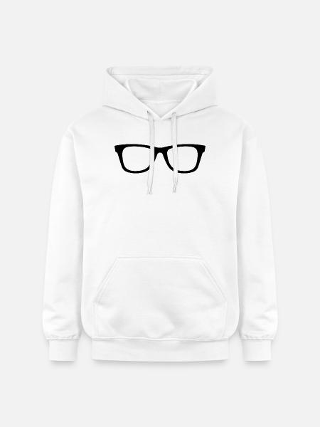 Lunettes - Sweat à capuche Softstyle® Gildan Unisexe - blanc