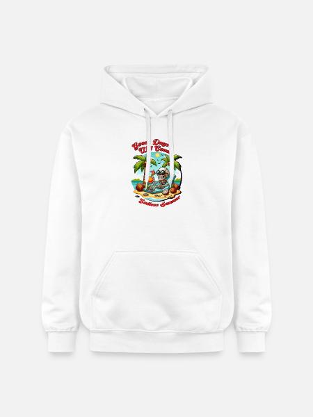 Summer good days - Gildan Unisex Softstyle® Midweight Hoodie - white