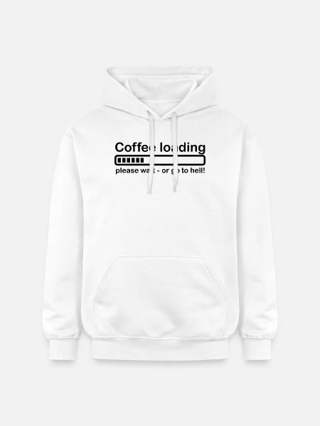 Coffee loading - Gildan Unisex Softstyle® Midweight Hoodie - white