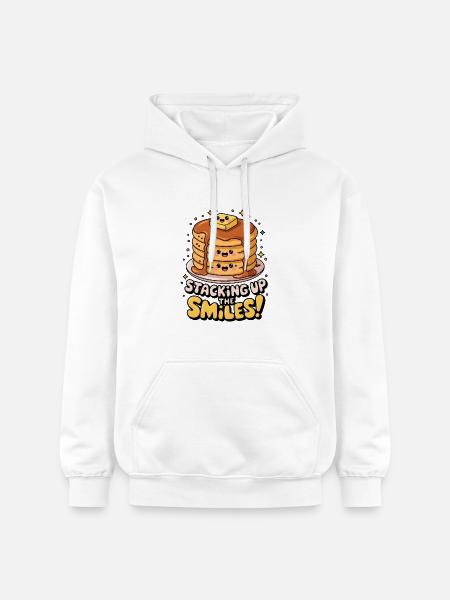 Staking Up The Smiles! - Gildan Unisex Softstyle® Midweight Hoodie - white