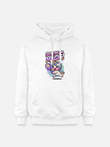 Serving Up Some Magic! - Gildan Unisex Softstyle® Midweight Hoodie - white