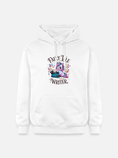 Fairy Tale Writer - Gildan Unisex Softstyle® Midweight Hoodie - white