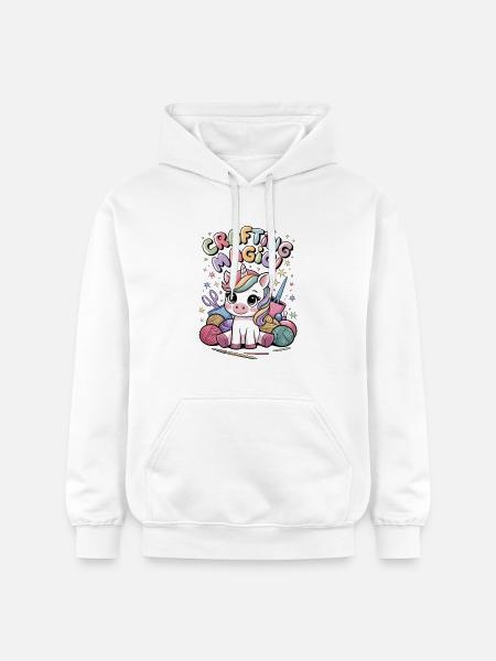 Crafting Magic! - Gildan Unisex Softstyle® Midweight Hoodie - white