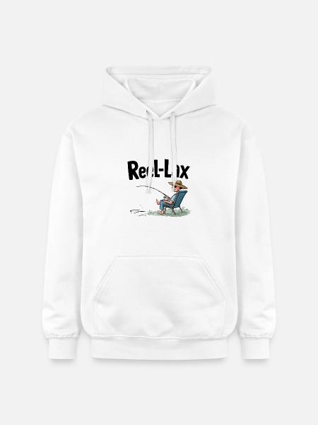 Reel laxiste - Sweat à capuche Softstyle® Gildan Unisexe - blanc