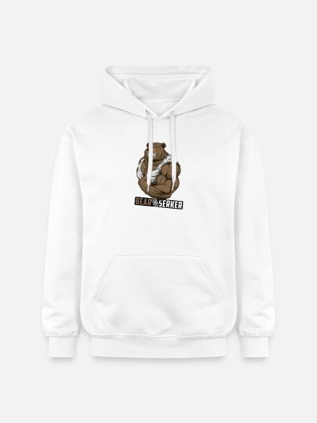 Bearserker - Gildan Unisex Softstyle® Midweight Hoodie - white