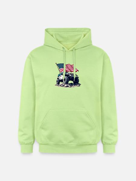 American Off-Road - Gildan Unisex Softstyle® Midweight Hoodie - pistachio