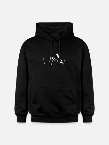barber - Gildan Unisex Softstyle® Midweight Hoodie - black