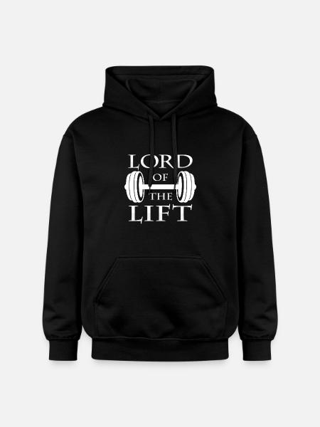 dumbbell - Gildan Unisex Softstyle® Midweight Hoodie - black