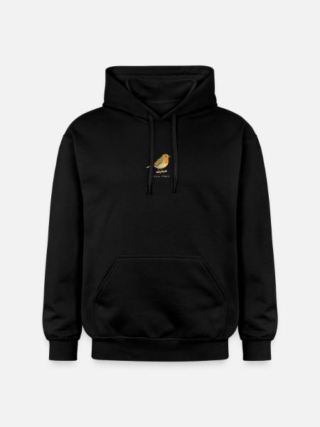 Rotkehlchen - Gildan Unisex Softstyle® Midweight Hoodie - Schwarz
