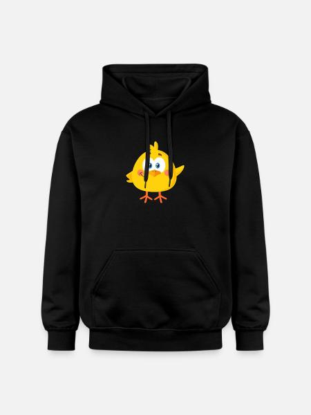 Little chick - Gildan Unisex Softstyle® Midweight Hoodie - black