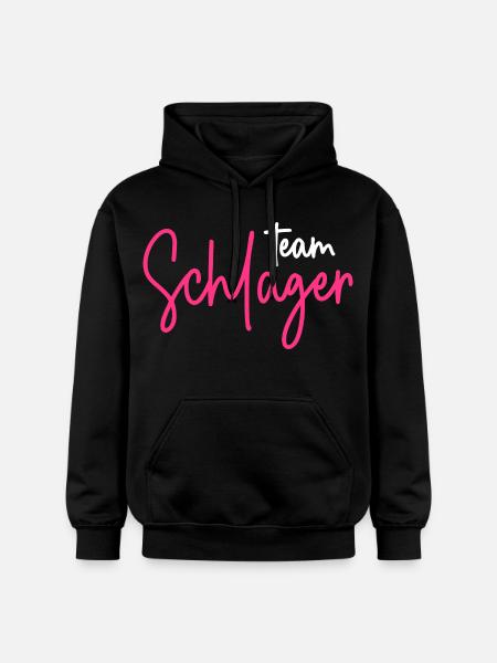 Team Schlager - Gildan Unisex Softstyle® Midweight Hoodie - Schwarz