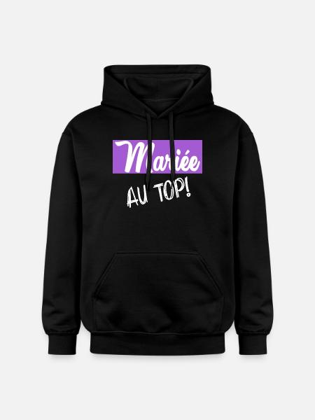 Bachelorette party. WEDDING - Gildan Unisex Softstyle® Midweight Hoodie - black