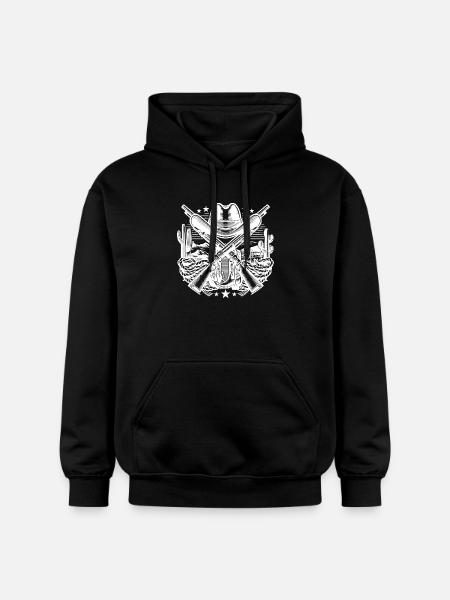 Logo western 2 - Sweat à capuche Softstyle® Gildan Unisexe - noir