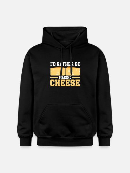 Cheese Making Cheese Lover - Gildan Unisex Softstyle® Midweight Hoodie - black