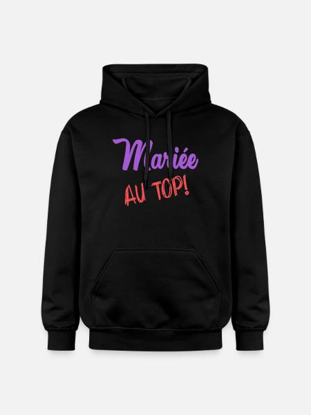 MARIEE - Sweat à capuche Softstyle® Gildan Unisexe - noir