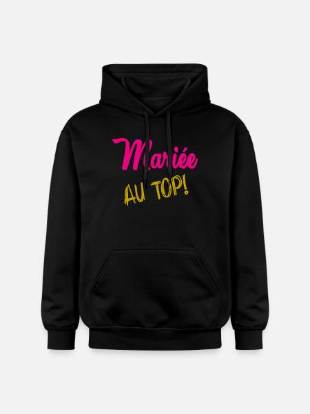 I CAN'T I'M MARRIED - Gildan Unisex Softstyle® Midweight Hoodie - black