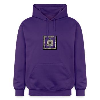 antiken griechenland - Gildan Unisex Softstyle® Midweight Hoodie - Lila - Vorne