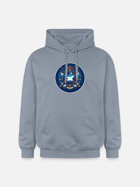 Scotland Logo - Gildan Unisex Softstyle® Midweight Hoodie - blue