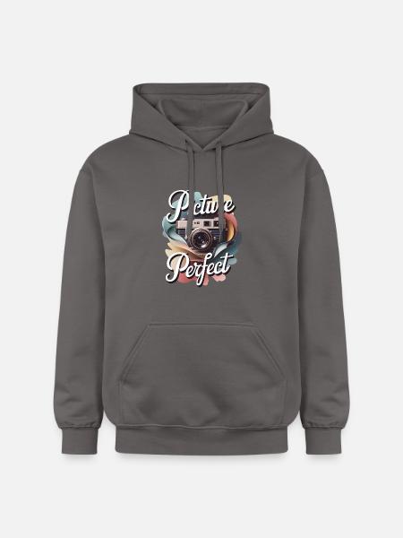 Picture Perfect - Gildan Unisex Softstyle® Midweight Hoodie - dark grey