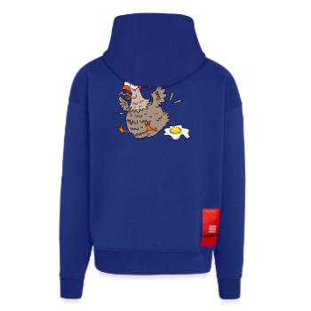 Lustiges Huhn - Zip Hoodie - made by SPREAD - Iconic Blue - Hinten