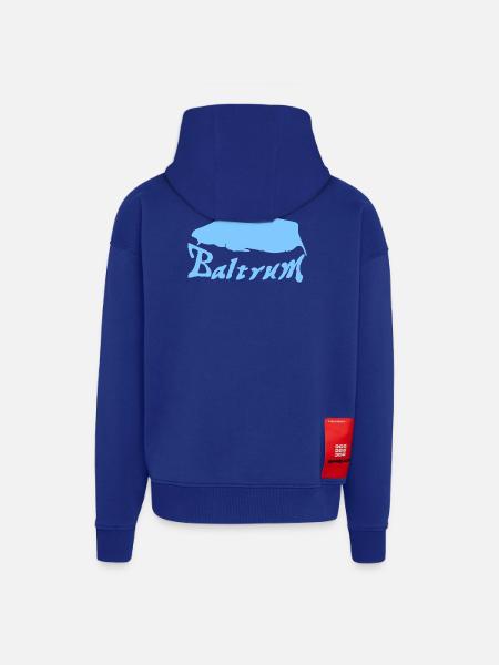 Baltrum Tattoo - Zip Hoodie - made by SPREAD - Iconic Blue