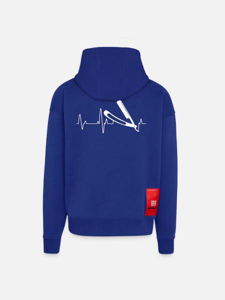 barber - Zip Hoodie - made by SPREAD - Iconic Blue