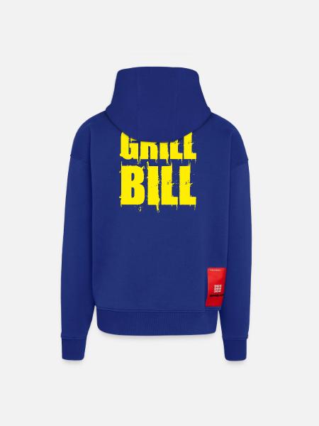 BBQ Bill - Zip Hoodie - made by SPREAD - Iconic Blue