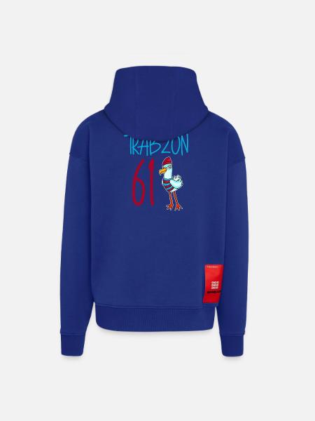 Trabzon 61 Turkey city - Zip Hoodie - made by SPREAD - Iconic Blue