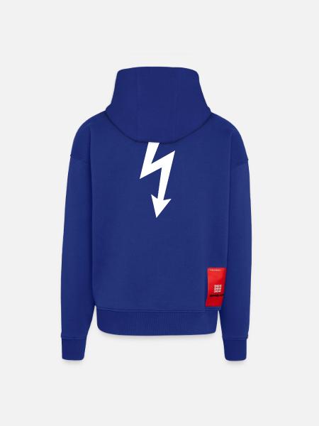Blitz Logo - Zip Hoodie - made by SPREAD - Iconic Blue
