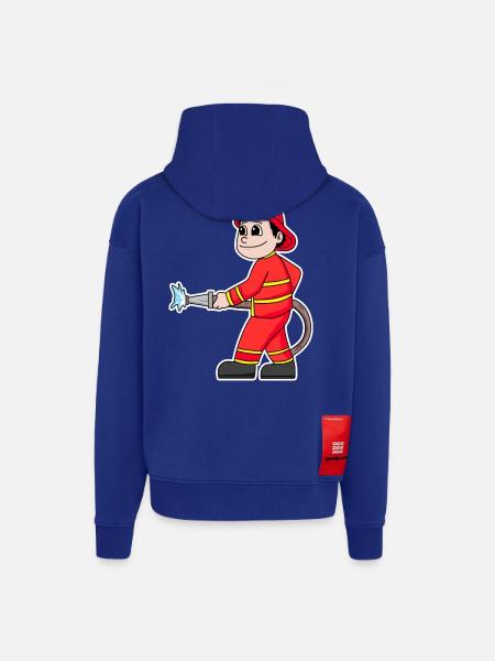 Firefighter - Zip Hoodie - made by SPREAD - Iconic Blue
