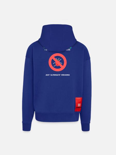Programmierer Debugging T-Shirt Herren - Zip Hoodie - made by SPREAD - Iconic Blue