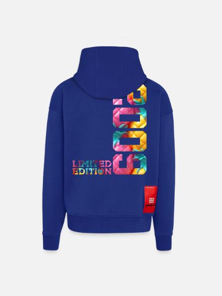 17TH BIRTHDAY LIMITED EDITION 2009 - Zip Hoodie - made by SPREAD - Iconic Blue