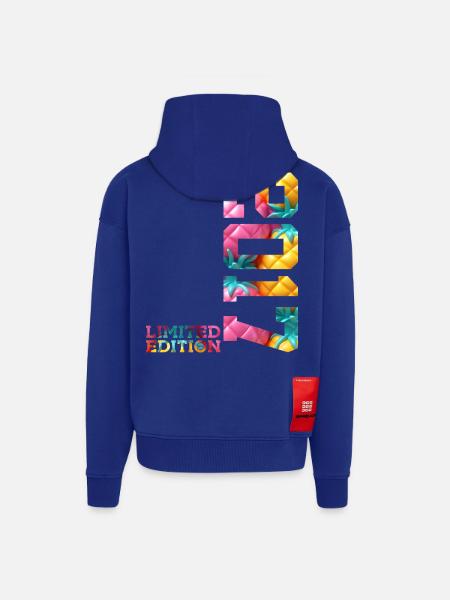 9TH BIRTHDAY LIMITED EDITION 2017 - Zip Hoodie - made by SPREAD - Iconic Blue