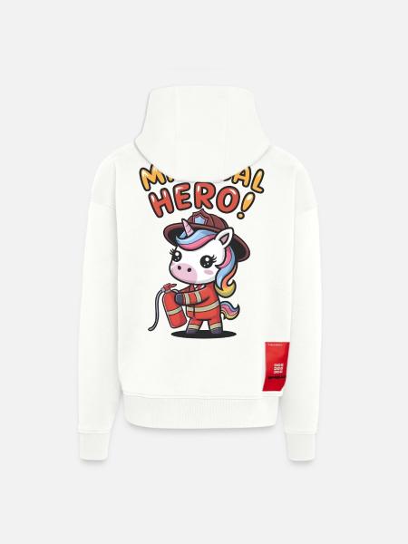 Magical Hero! - Zip Hoodie - made by SPREAD - OFF WHITE