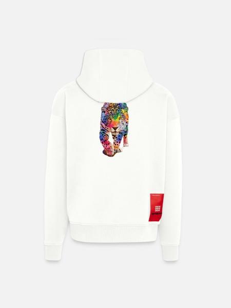 Multicolour leopard - Zip Hoodie - made by SPREAD -